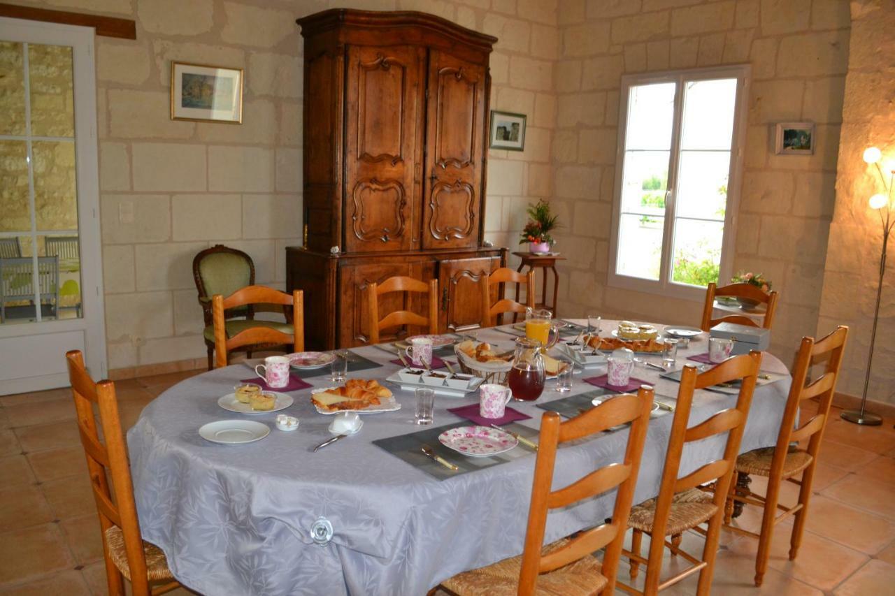 Les Chambres D Hotes Du Lavoir Restigné Esterno foto